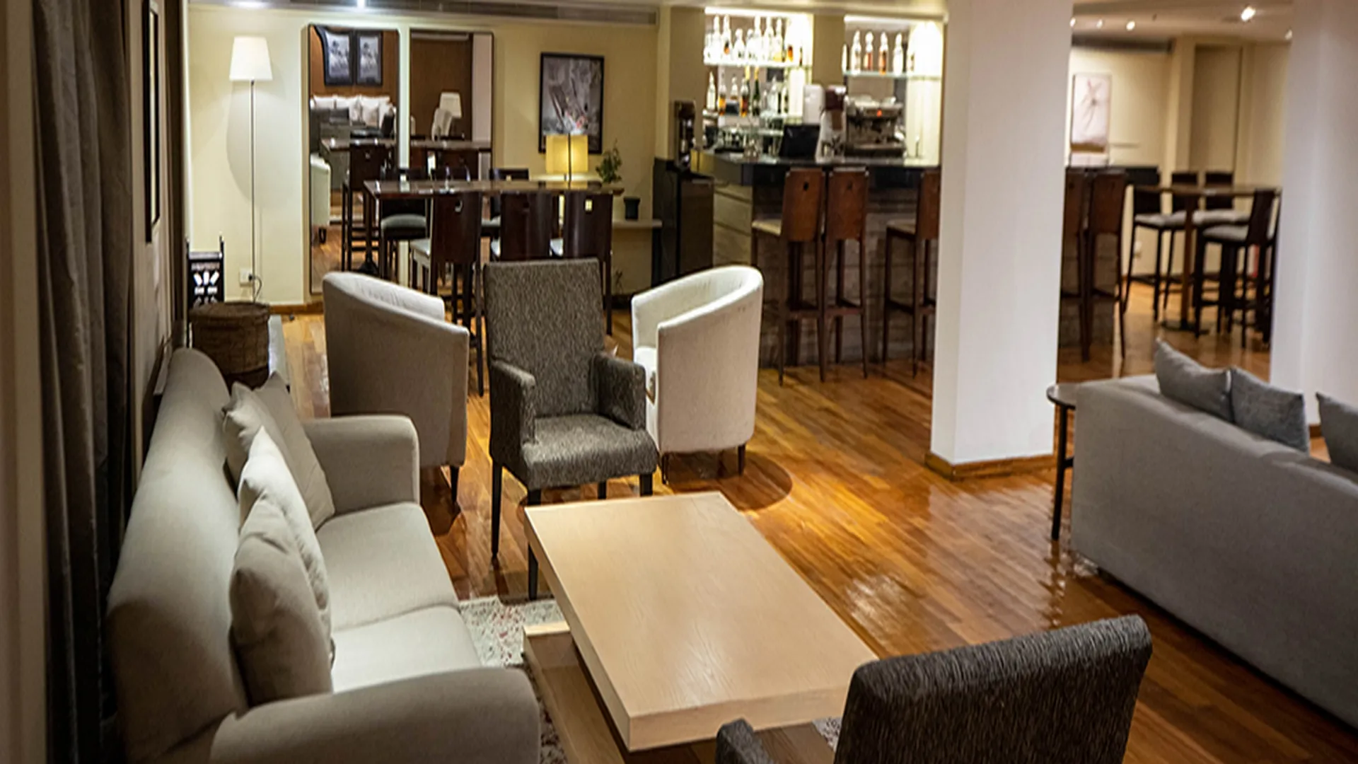 Lounge aboard the Farida Nile Cruise Nile cruise